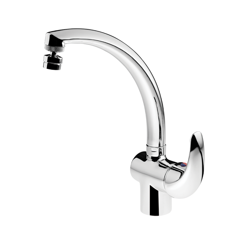 Misturador Monocomando para Cozinha de Mesa - Bica Alta Móvel